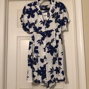 Forever 21 Contemporary Floral Midi Dress